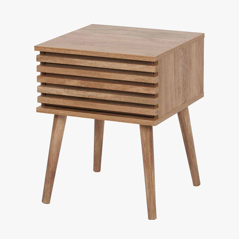 Pacific Lifestyle Larvik Natural Eucalyptus Wood 1 Drawer Unit