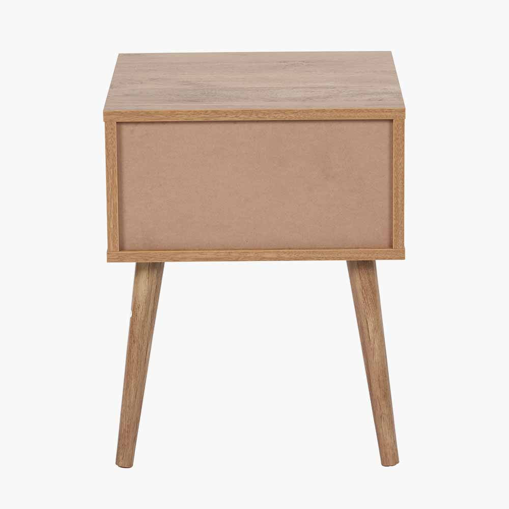 Pacific Lifestyle Larvik Natural Eucalyptus Wood 1 Drawer Unit