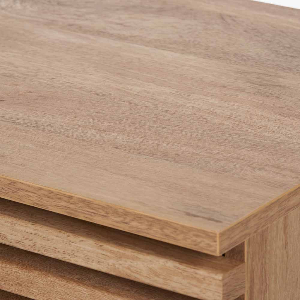Pacific Lifestyle Larvik Natural Eucalyptus Wood 1 Drawer Unit