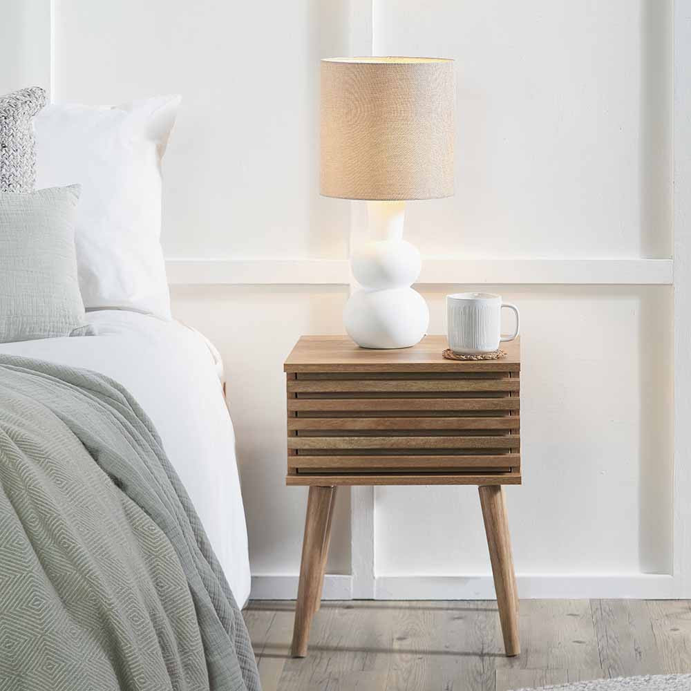 Pacific Lifestyle Larvik Natural Eucalyptus Wood 1 Drawer Unit