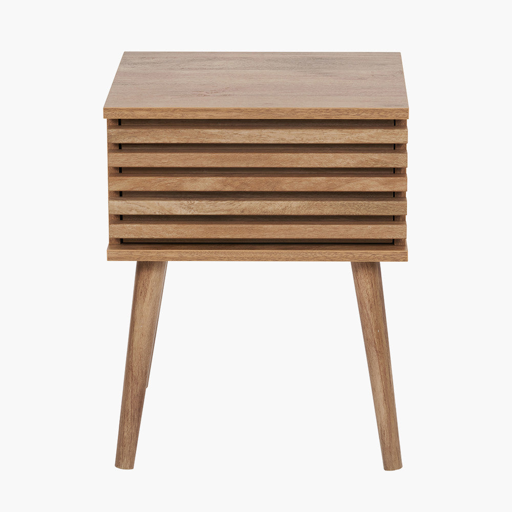Pacific Lifestyle Larvik Natural Eucalyptus Wood 1 Drawer Unit