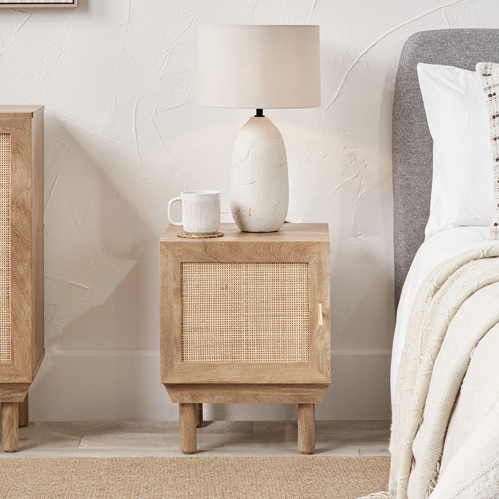 Pacific Lifestyle Henrik Natural Rattan 1 Door Cupboard Unit