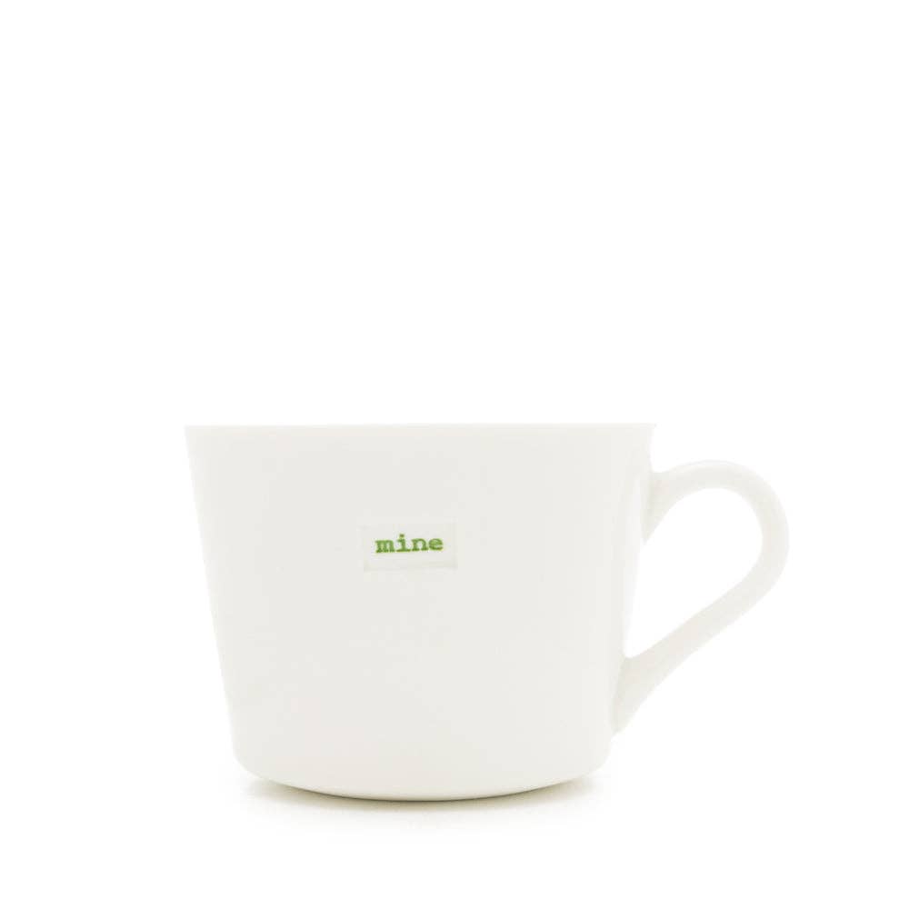 Keith Brymer Jones Mug Pair 280ml - yours (blue),mine(green)