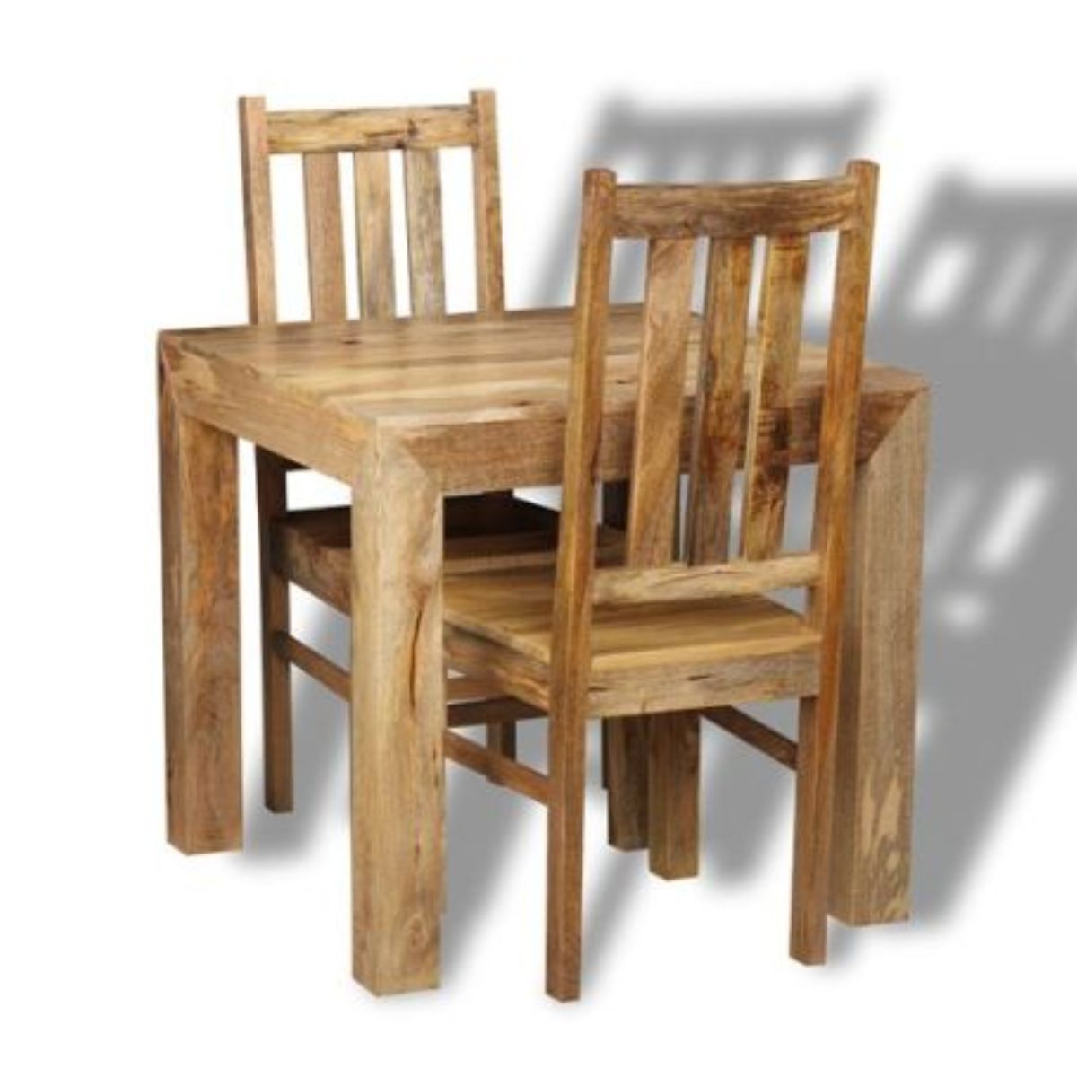 Trade Furniture 80cm Dining Table & 2 Dakota Chairs
