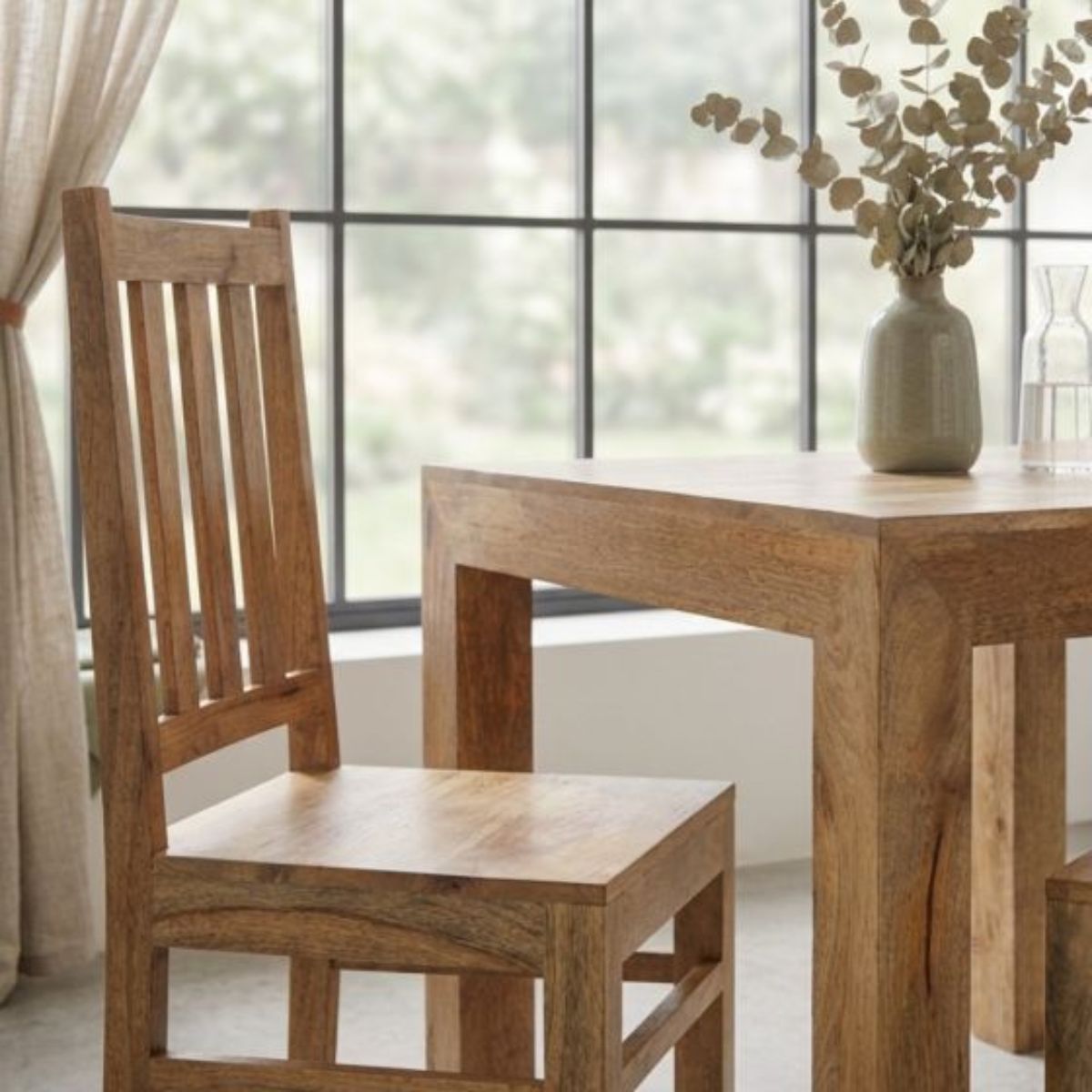 Trade Furniture 80cm Dining Table & 2 Dakota Chairs