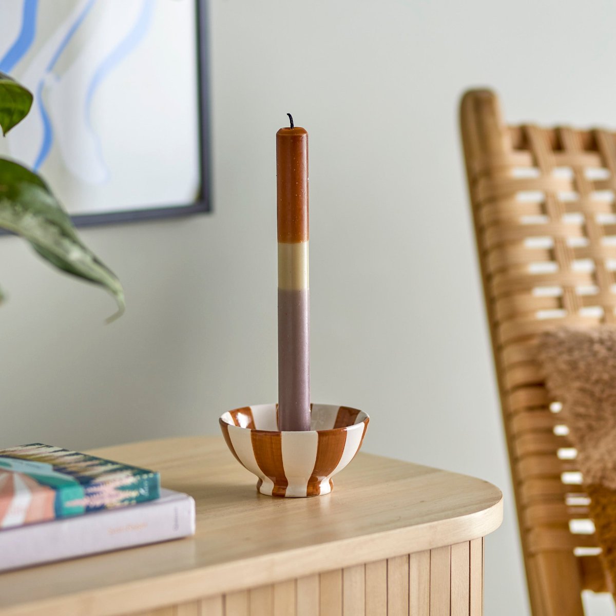 Bloomingville Eja Stripe Candle Holder