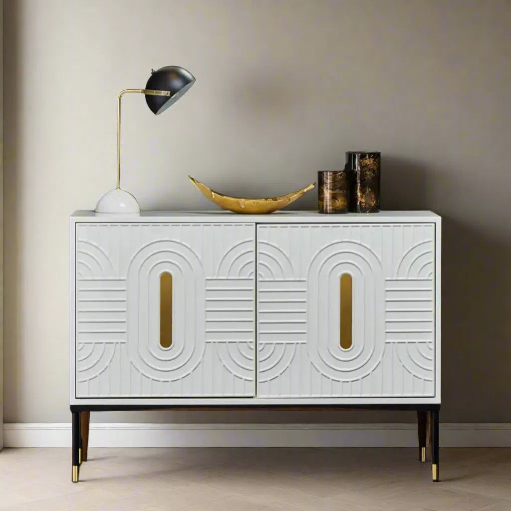 Beaumonde Home Dante Off White Sideboard-Beaumonde
