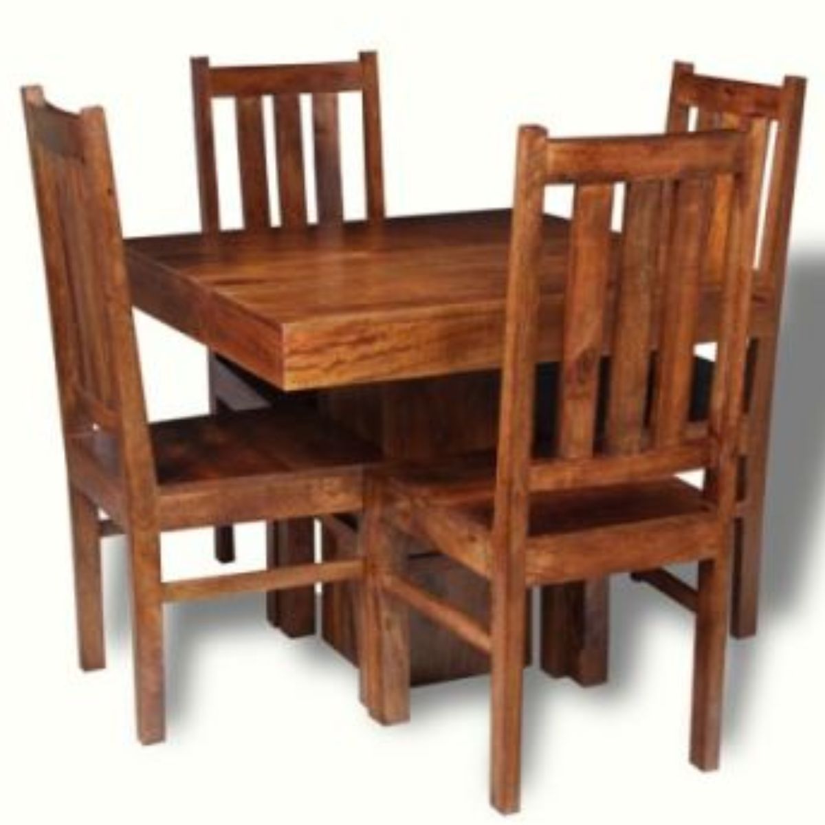 Trade Furniture 90cm Cube Dining Table & 4 Dakota Chairs
