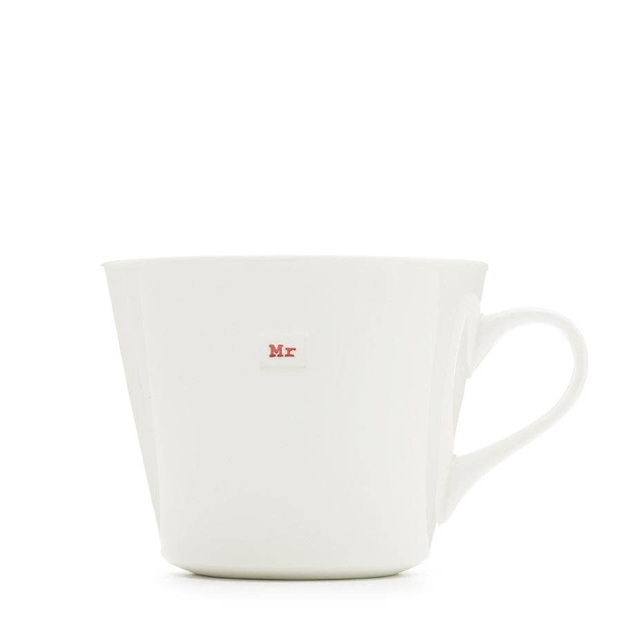 Keith Brymer Jones Mug Pair 350ml - Mr (red) & Mrs (lilac)