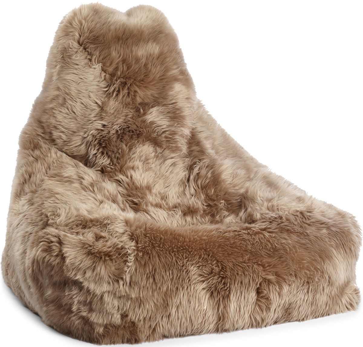 Natures Collection Sheepskin Bean Bag Chair | Long Wool