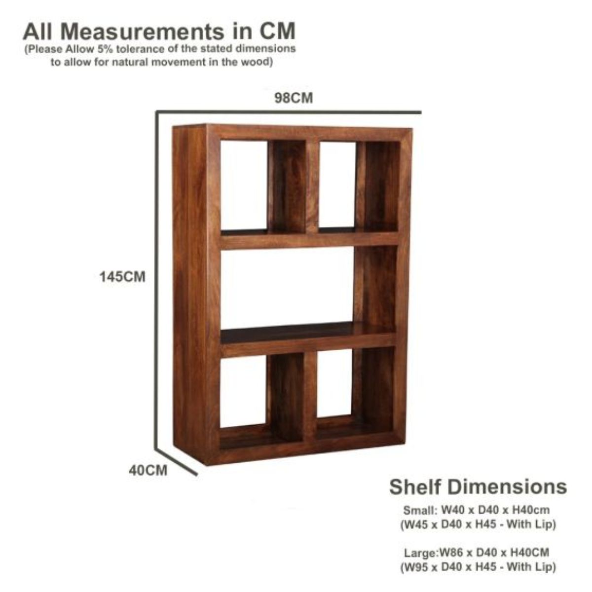 Trade Furniture 98cm Open Bookcase