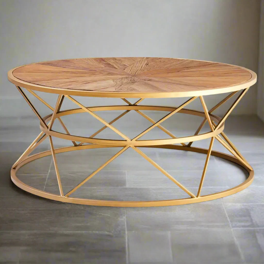 Beaumonde Home Joshi Round Coffee Table-Beaumonde
