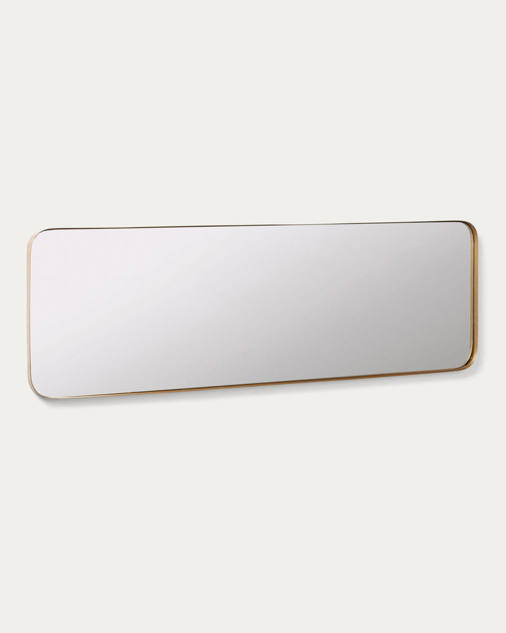 Marco Gold Metal Long Mirror-Beaumonde