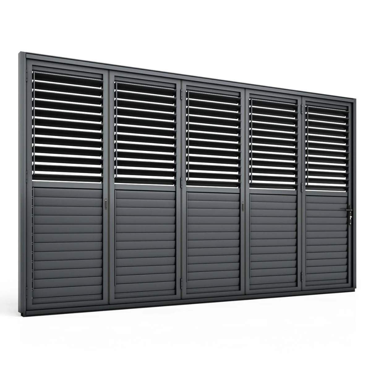 Maze - Eden Pergola Bi Folding Louvre Door