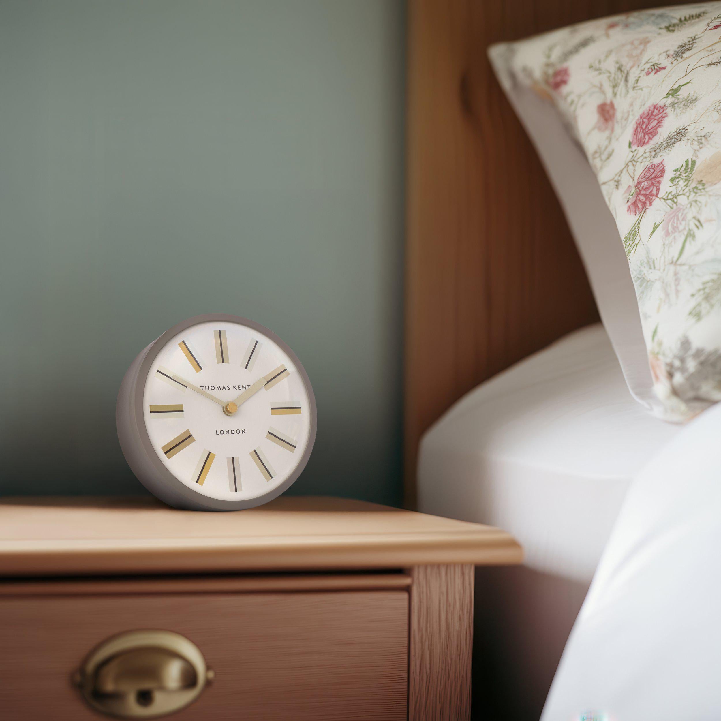 Thomas Kent 5" Swift Clock - Dusky Taupe-Beaumonde