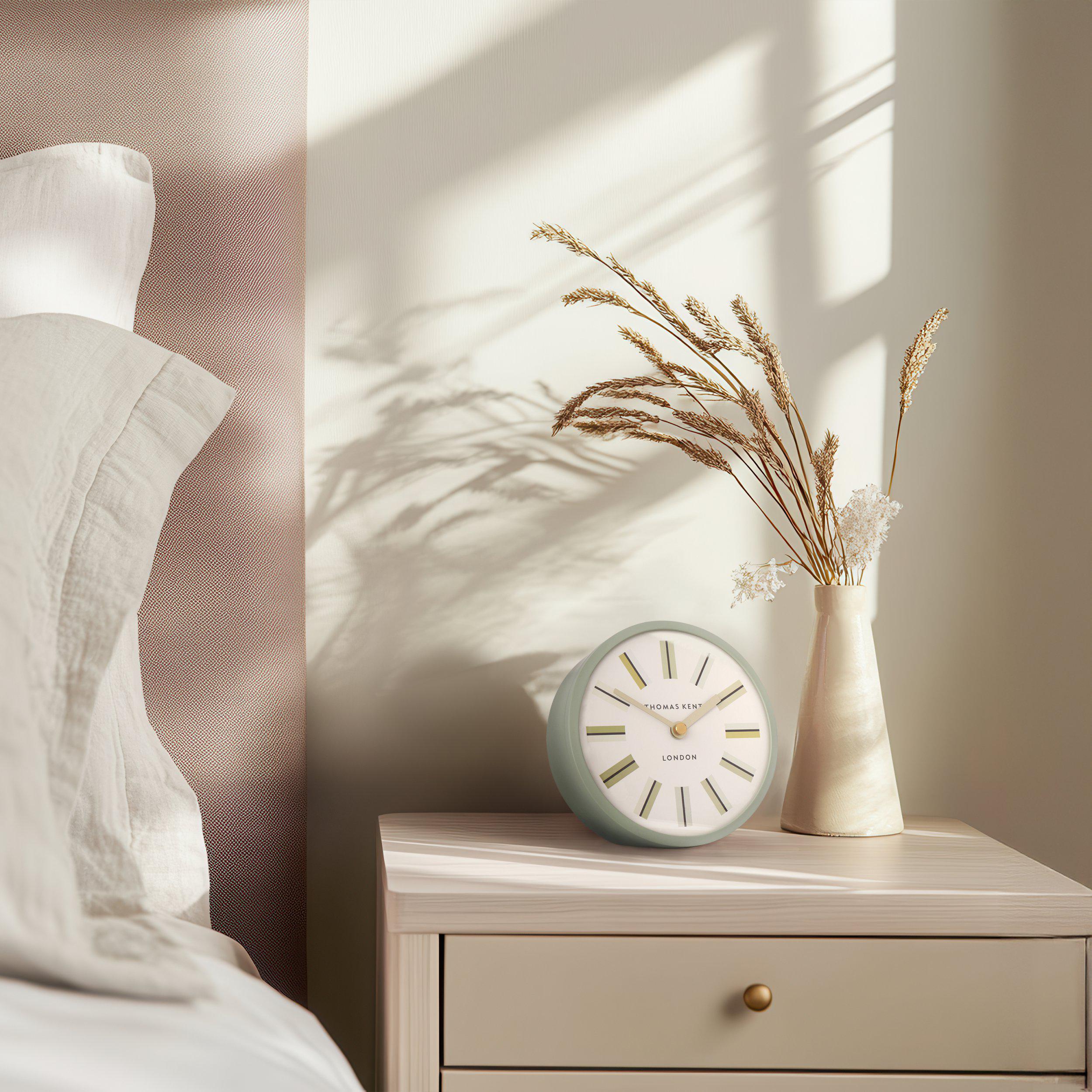Thomas Kent 5" Swift Clock - Dusky Green-Beaumonde