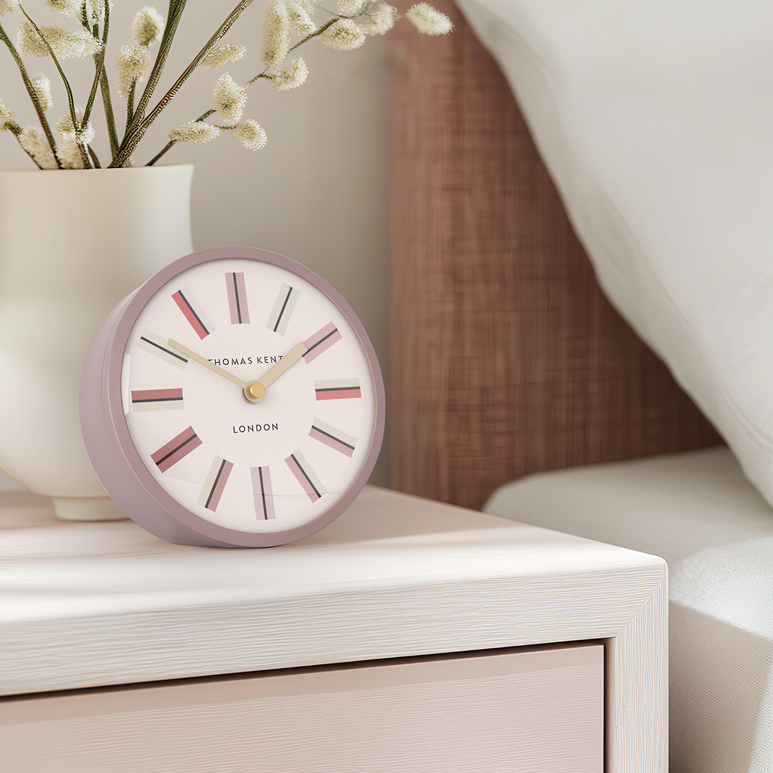 Thomas Kent 5" Swift Clock - Dusky Pink-Beaumonde