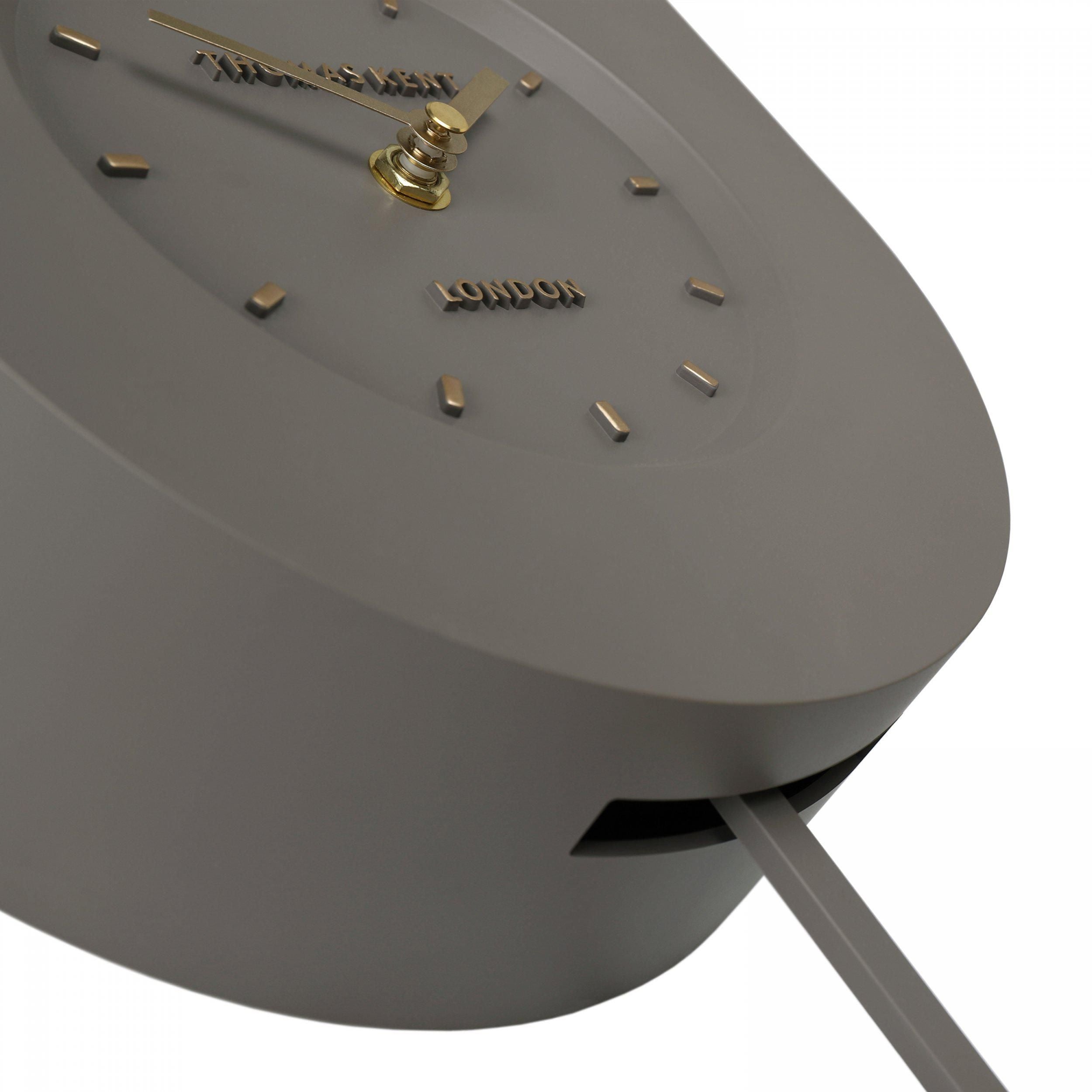 Thomas Kent Cuckoo Taupe Grey Wall Clock-Beaumonde