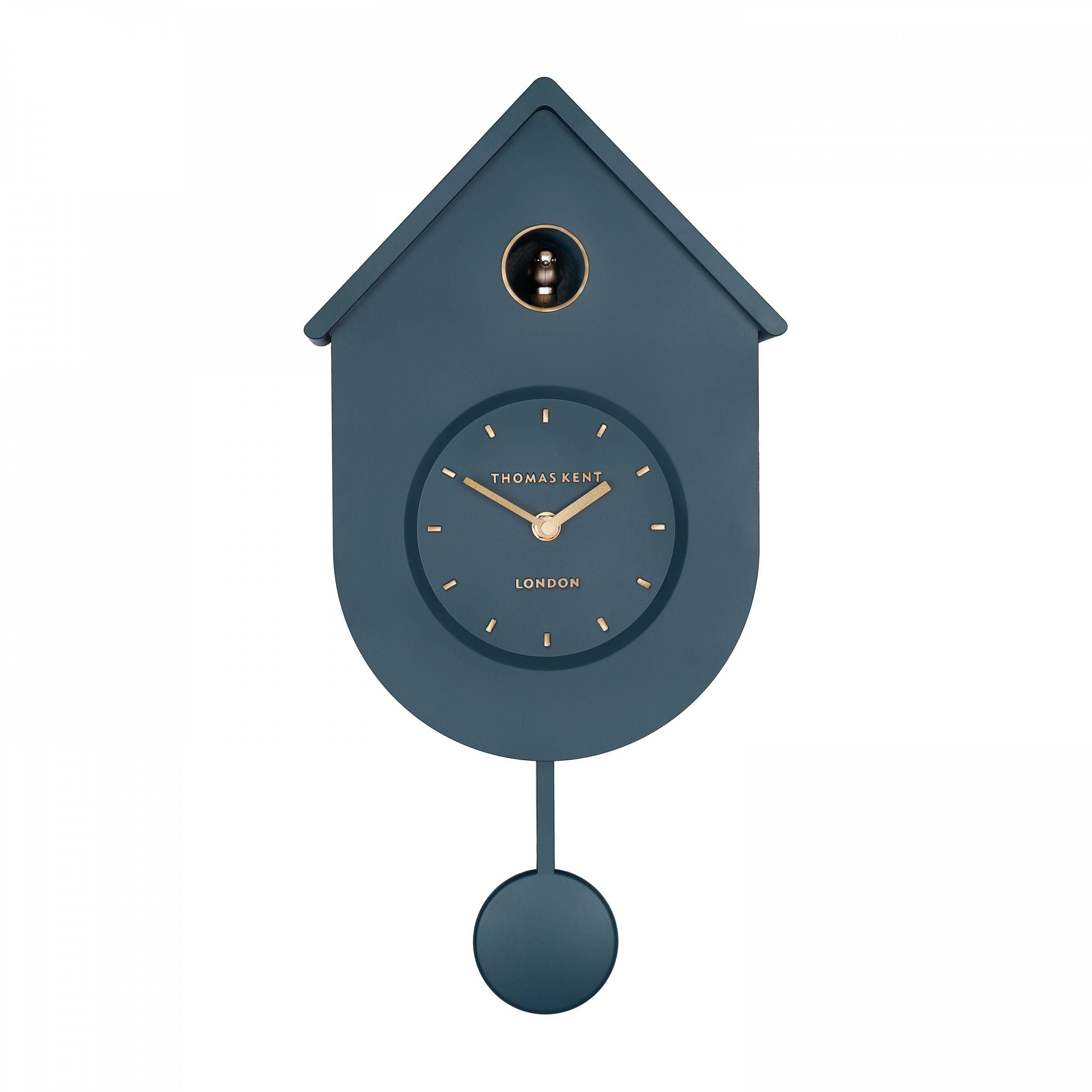 Thomas Kent Cuckoo Navy Wall Clock-Beaumonde