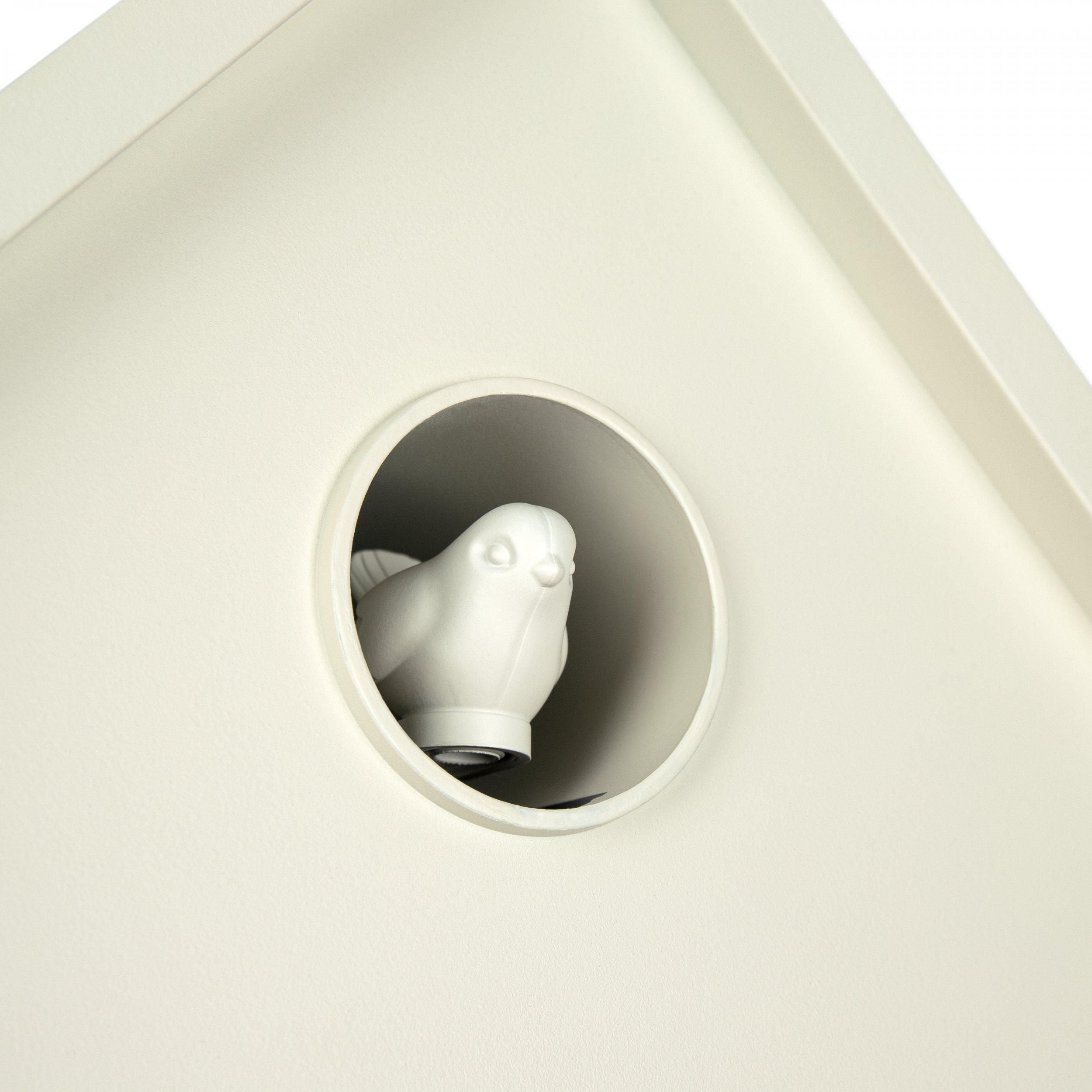 Thomas Kent Cuckoo Milk White Wall Clock-Beaumonde