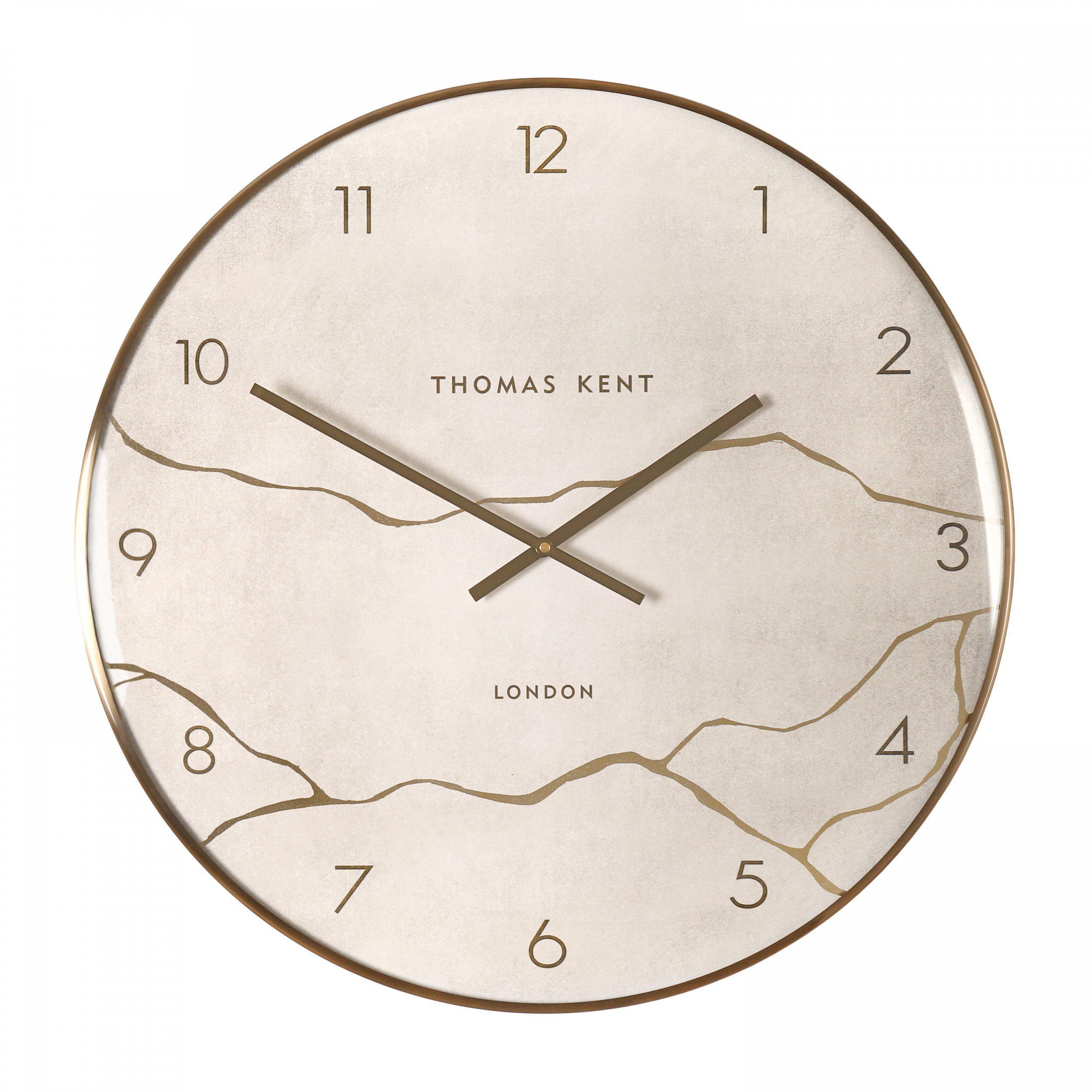 Thomas Kent 65cm Oyster Wall Clock Stone-Beaumonde