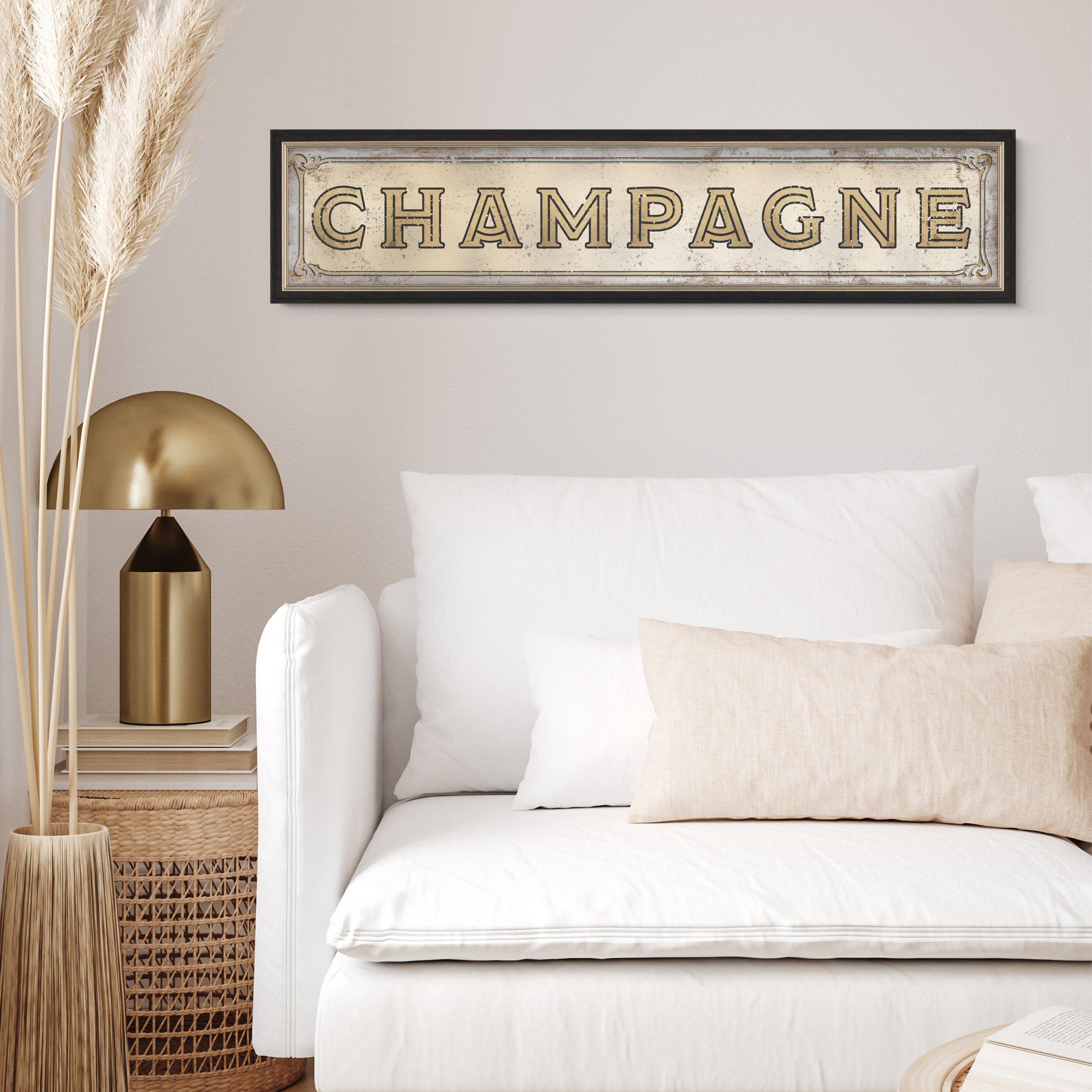 Art Marketing Champagne Decorative Wall Mirror-Beaumonde