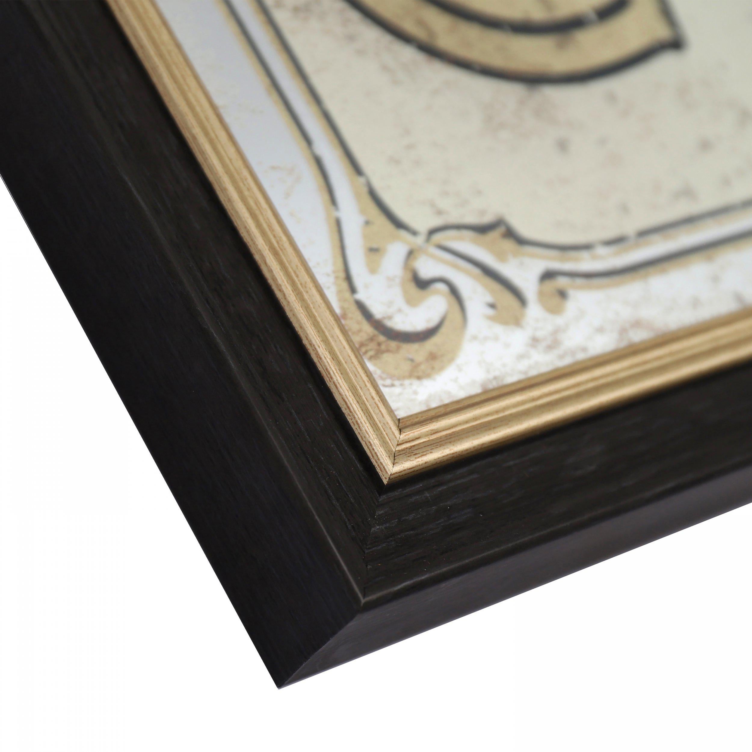 Art Marketing Champagne Decorative Wall Mirror-Beaumonde