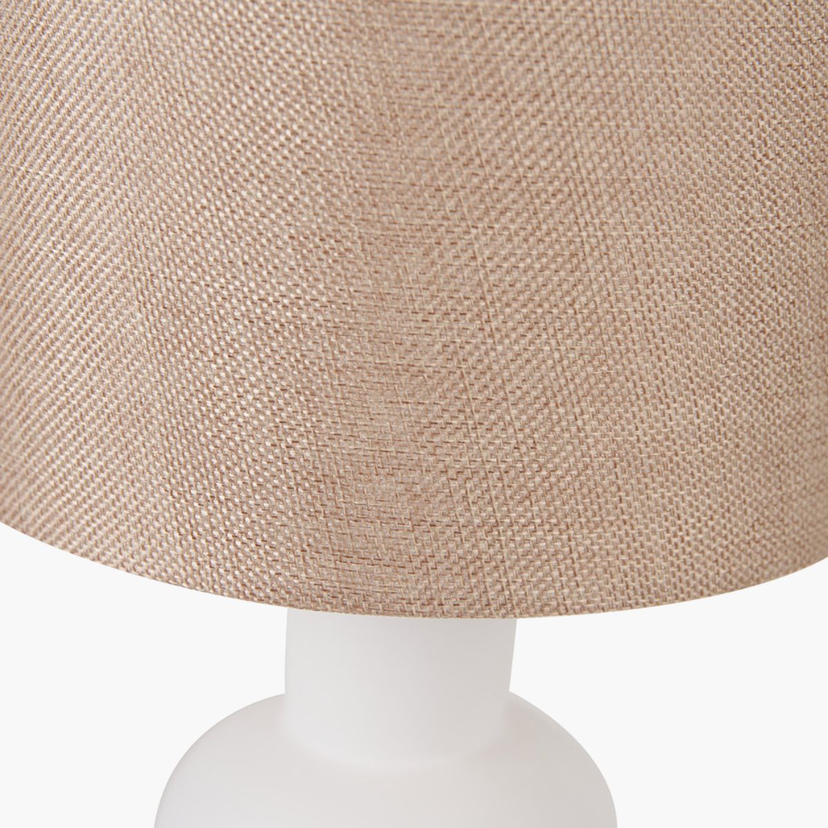 Pacific Lifestyle Aaliyah White Curved Bottle Ceramic Table Lamp