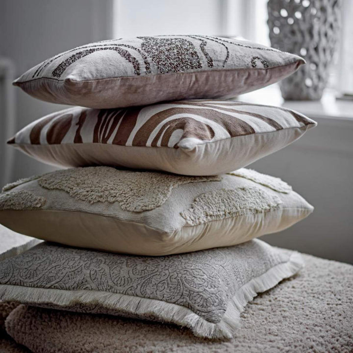 Bloomingville Aba Cushion, Nature, Cotton