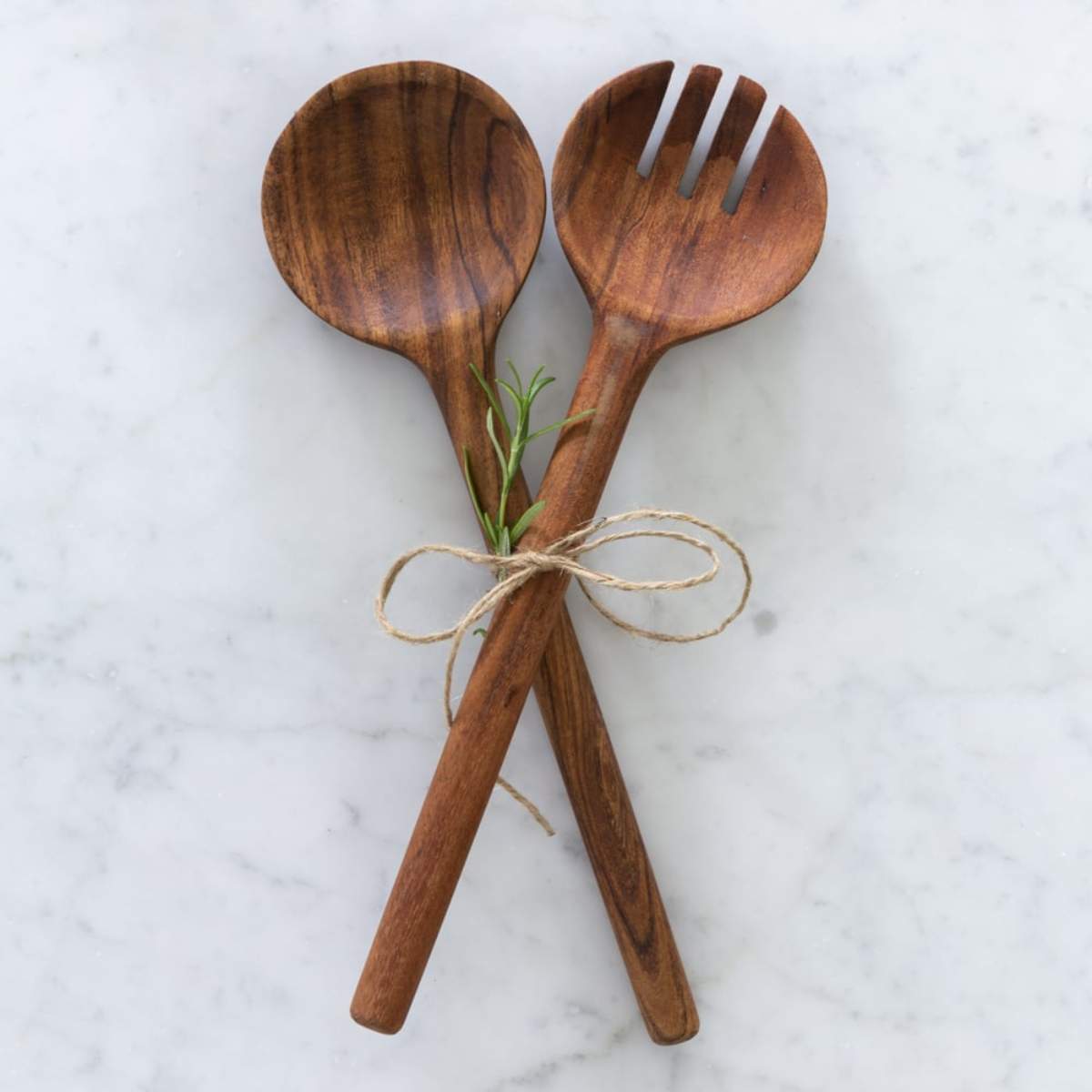 Grand Illusions Acacia Salad Server Set of 2
