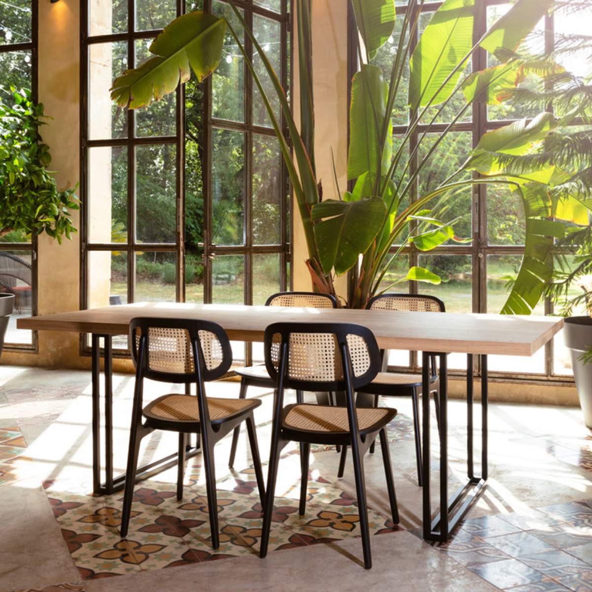 Vincent Shepherd Achille Dining Table Square Base 200 x 100 CM