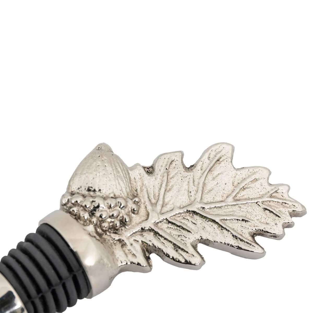 Gallery Direct Acorn Bottle Stopper Nickel Finish
