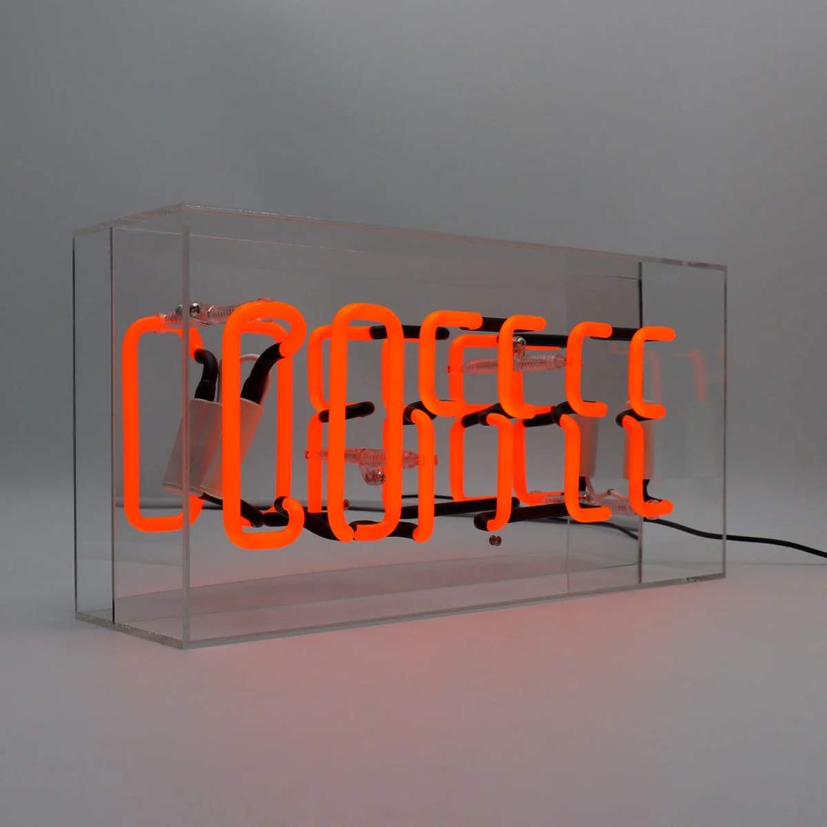 Locomocean Acrylic Box Neon - Coffee Red