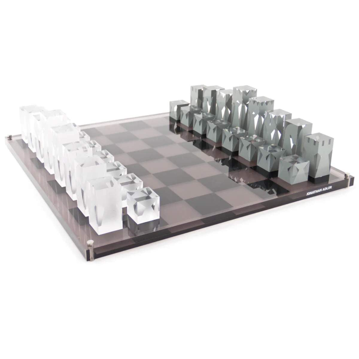 Jonathan Adler Acrylic Chess Set