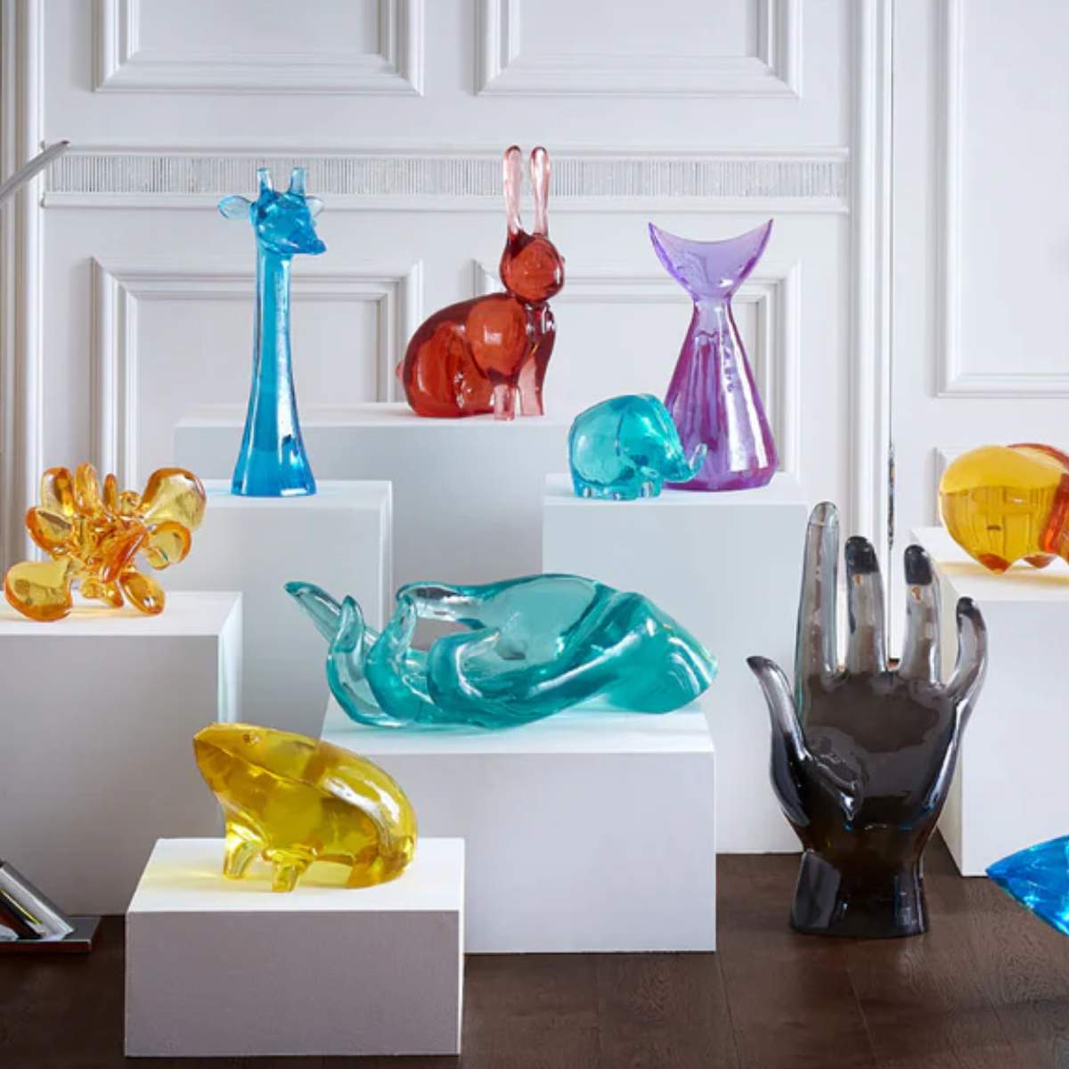 Jonathan Adler Acrylic Giraffe Objet