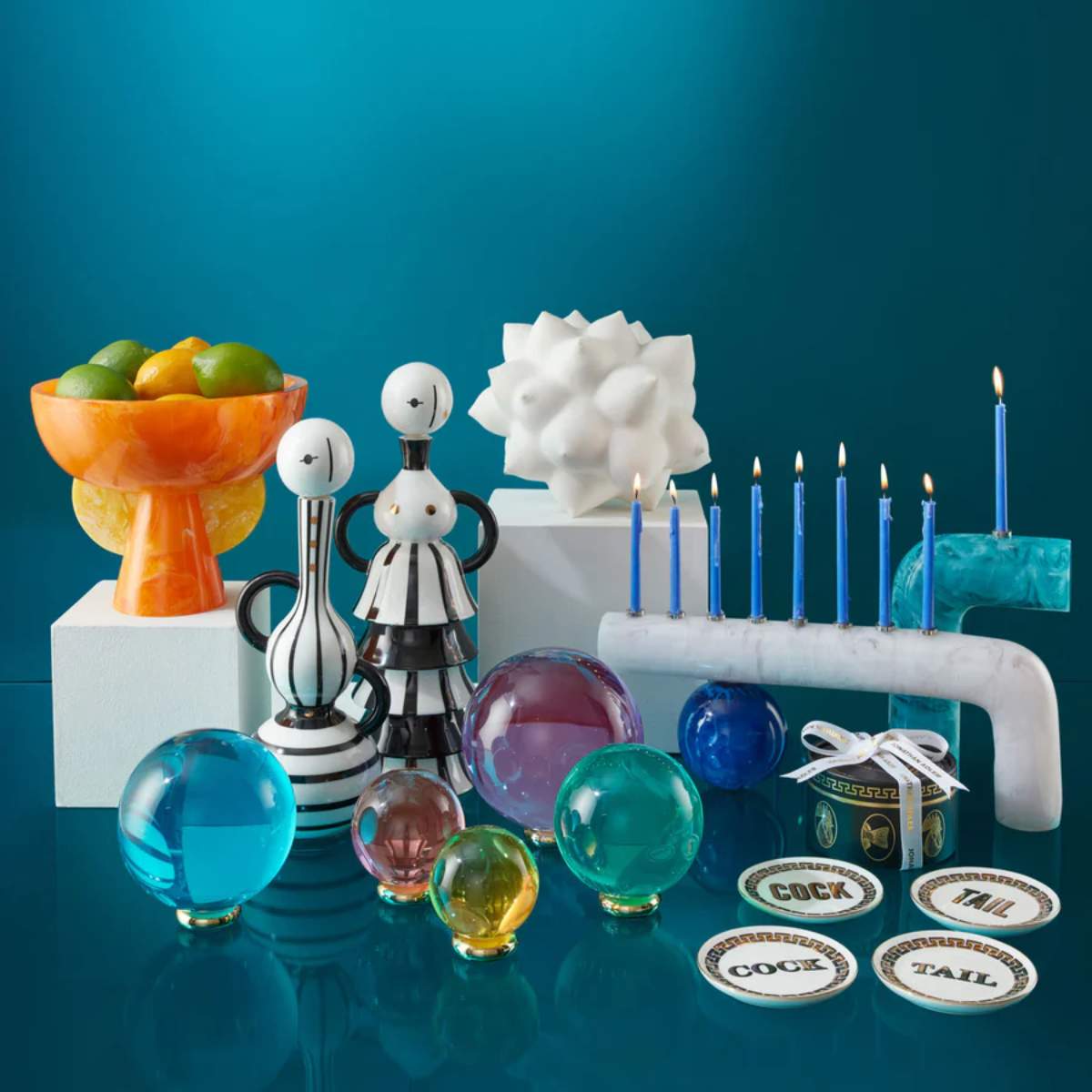Jonathan Adler Acrylic Orb Set