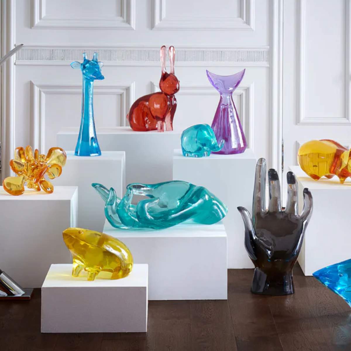 Jonathan Adler Acrylic Rabbit Objet