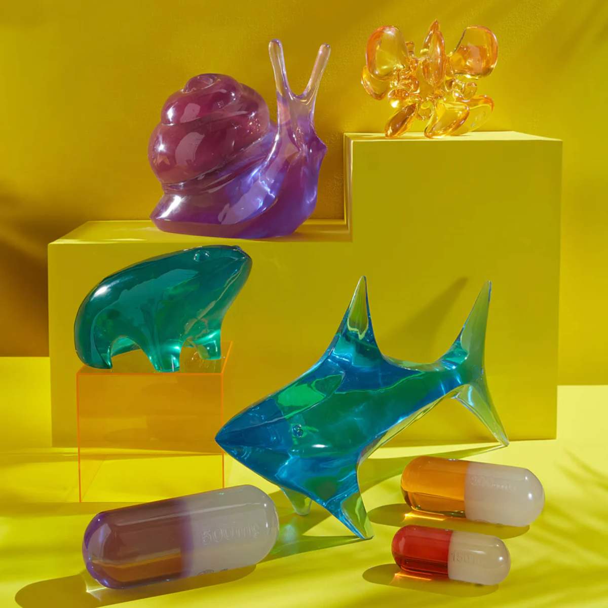 Jonathan Adler Acrylic Snail Objet