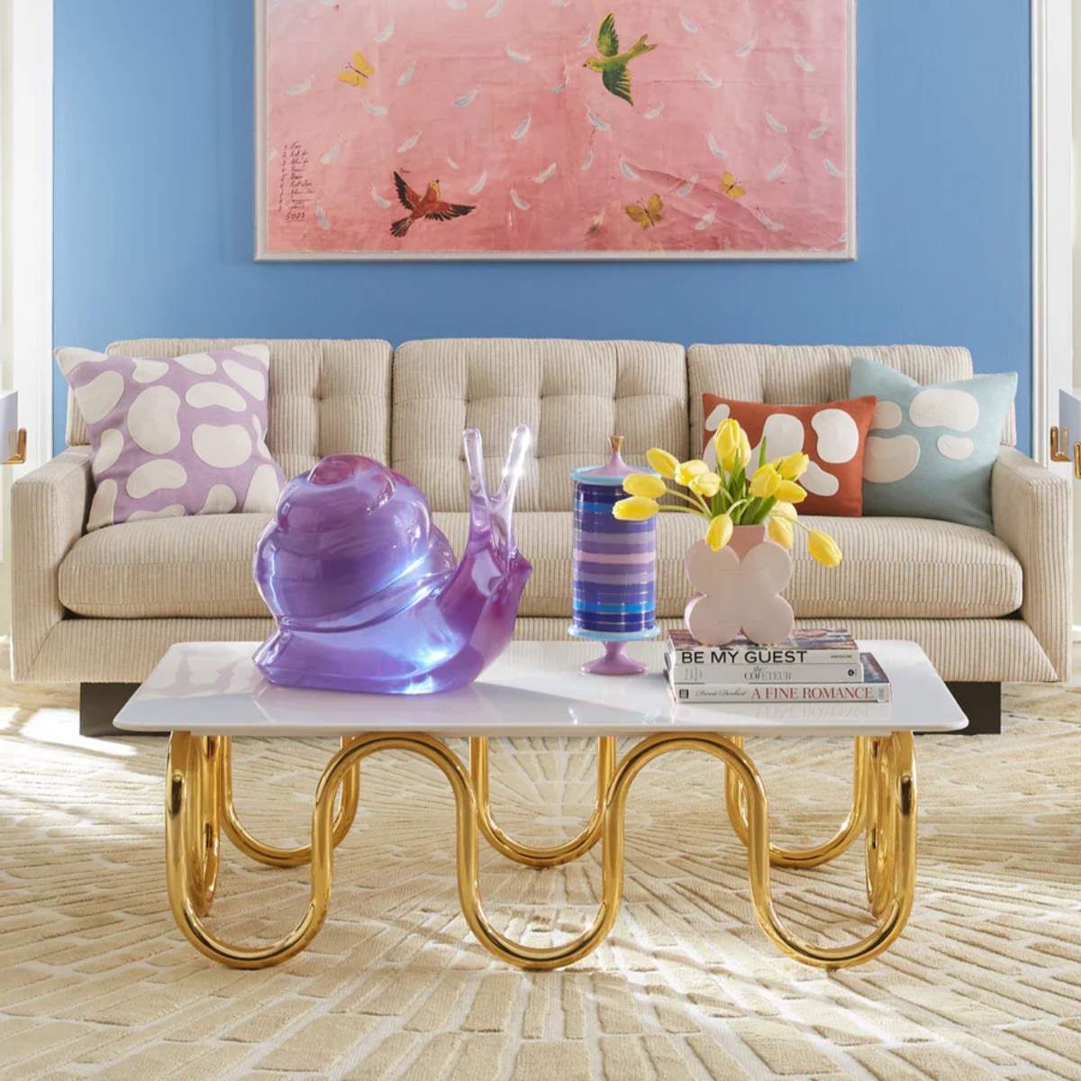 Jonathan Adler Acrylic Snail Objet