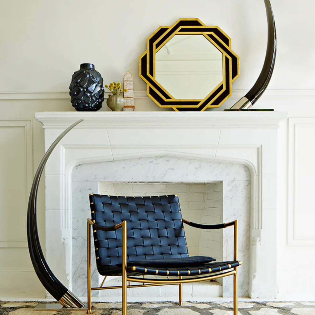 Jonathan Adler Acrylic Tusk Objet