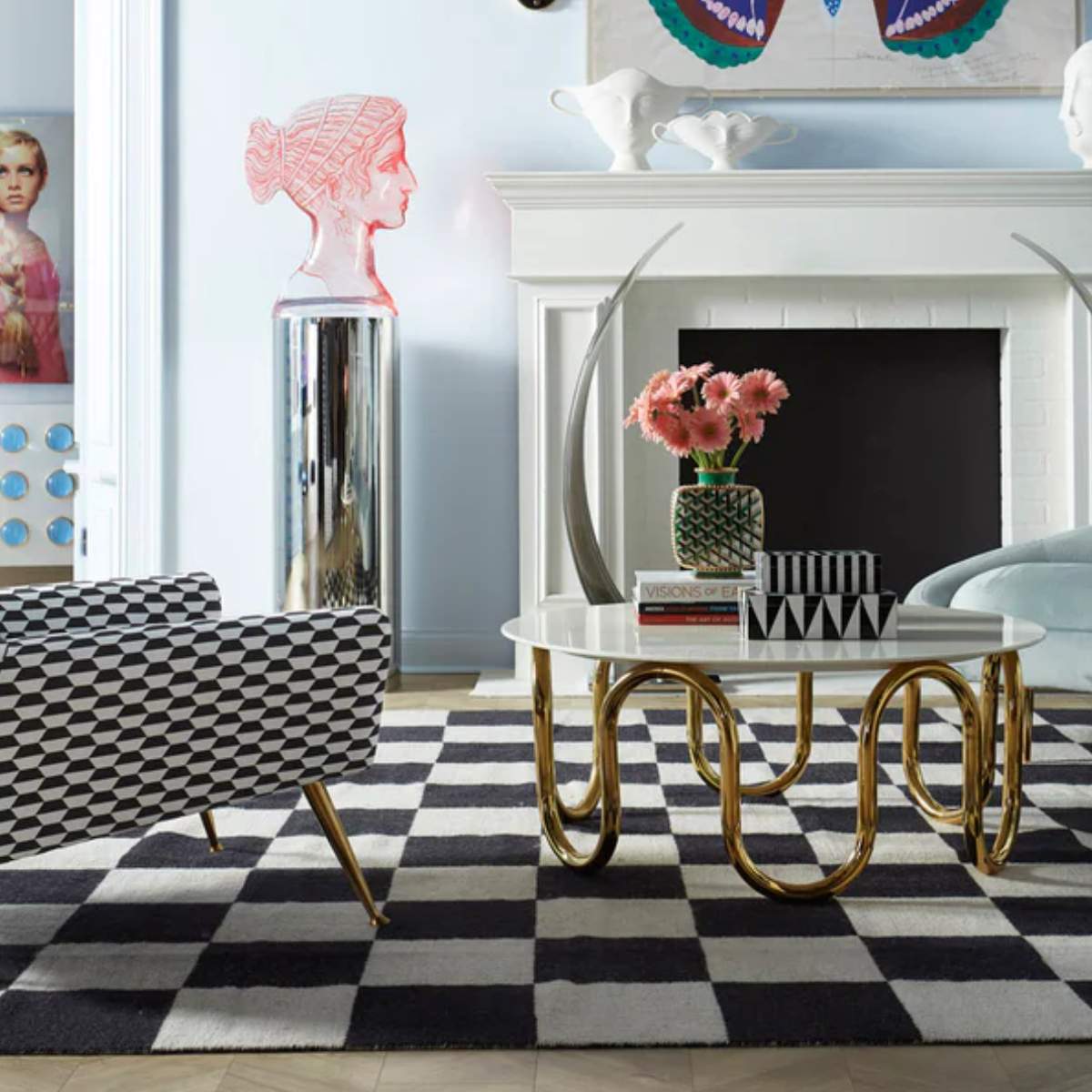 Jonathan Adler Acrylic Tusk Objet
