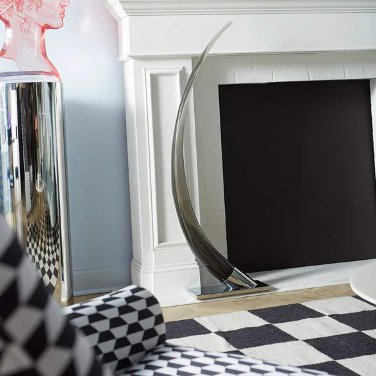 Jonathan Adler Acrylic Tusk Objet
