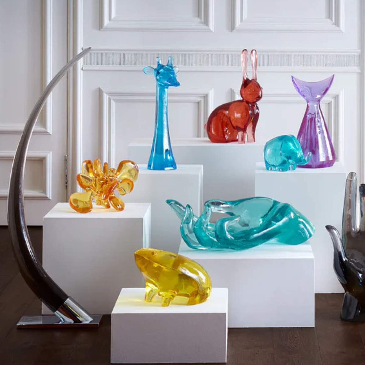 Jonathan Adler Acrylic Tusk Objet
