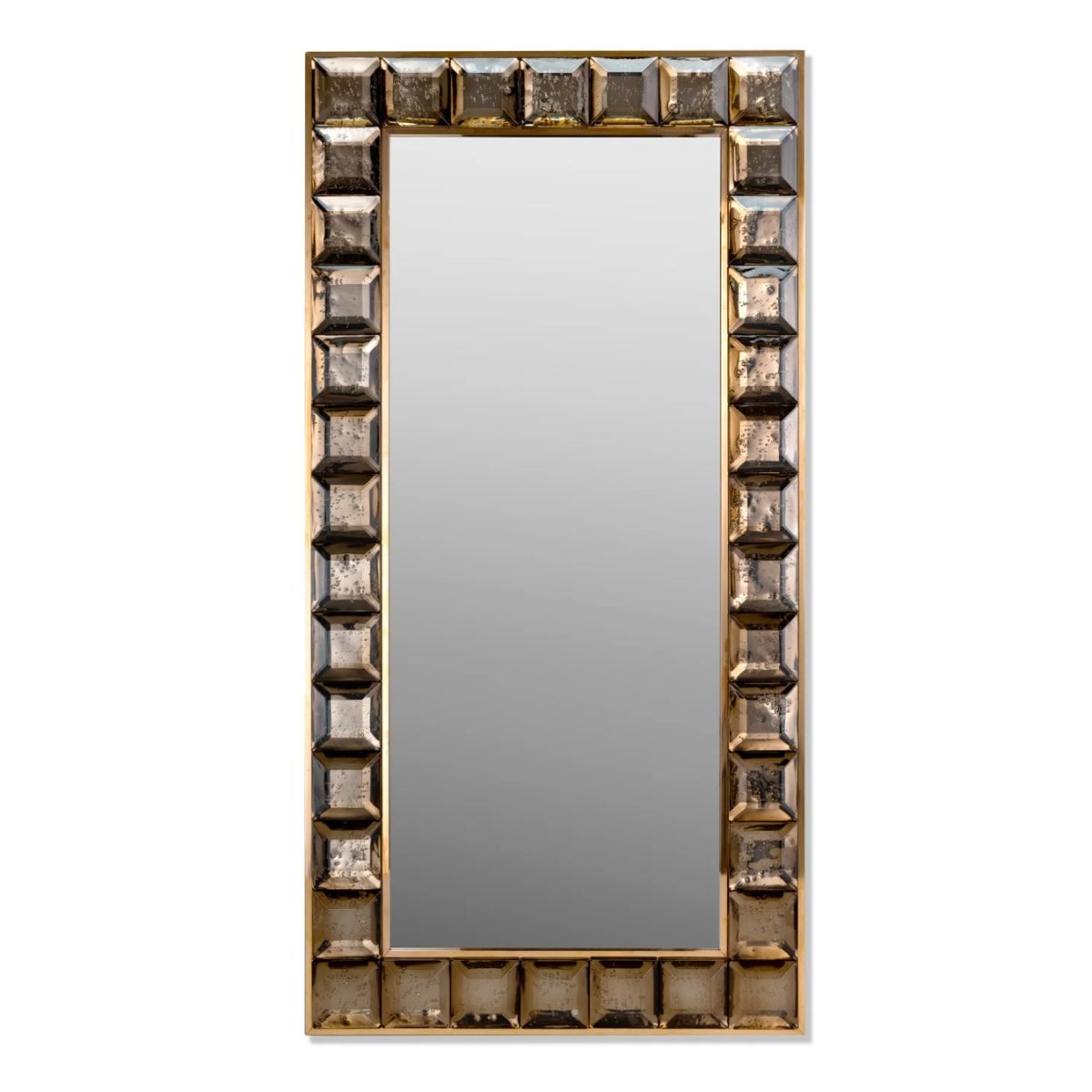 Villari Adamant Mirror - Tabacco