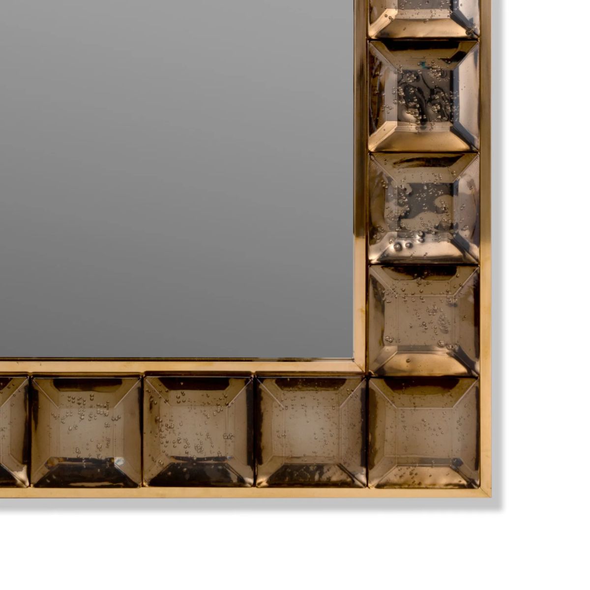 Villari Adamant Mirror - Tabacco