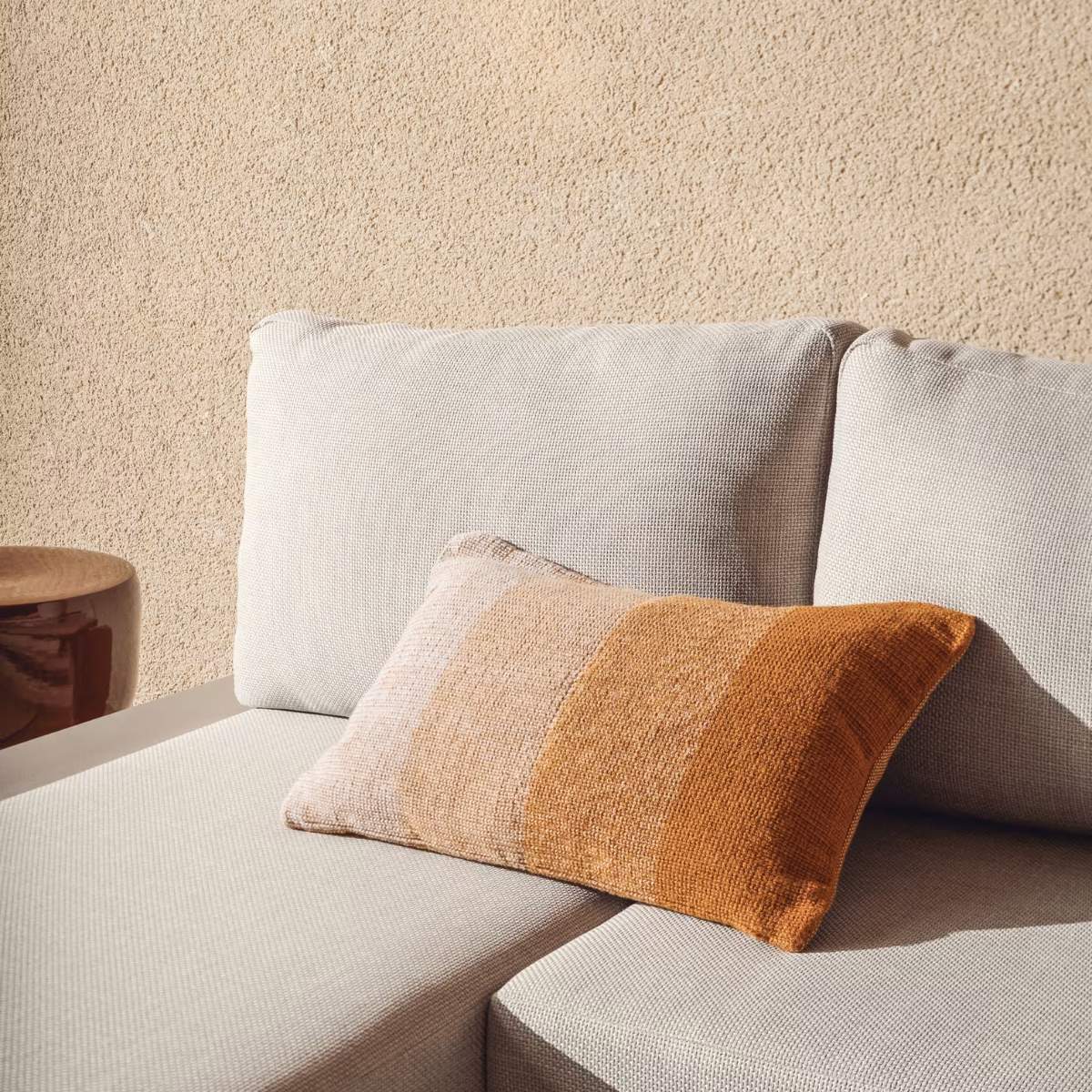 Kave Home Adys orange 100% PET cushion cover 40 x 60cm