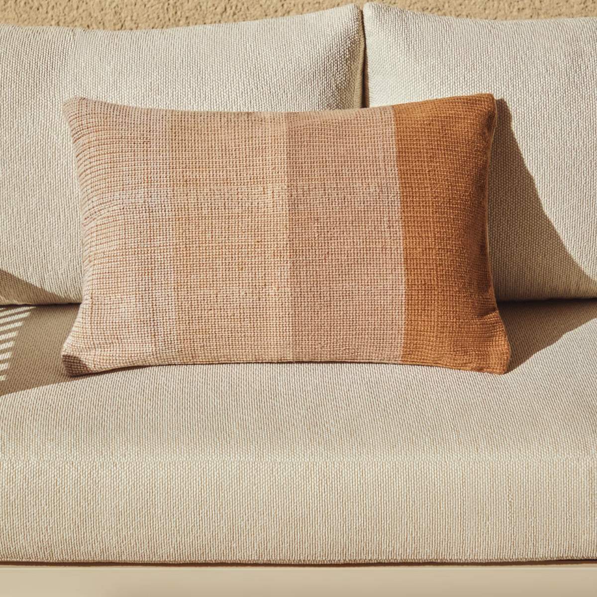 Kave Home Adys orange 100% PET cushion cover 40 x 60cm