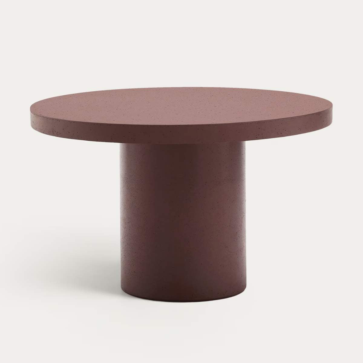 Kave Home Aiguablava terracotta cement round table Ø120cm