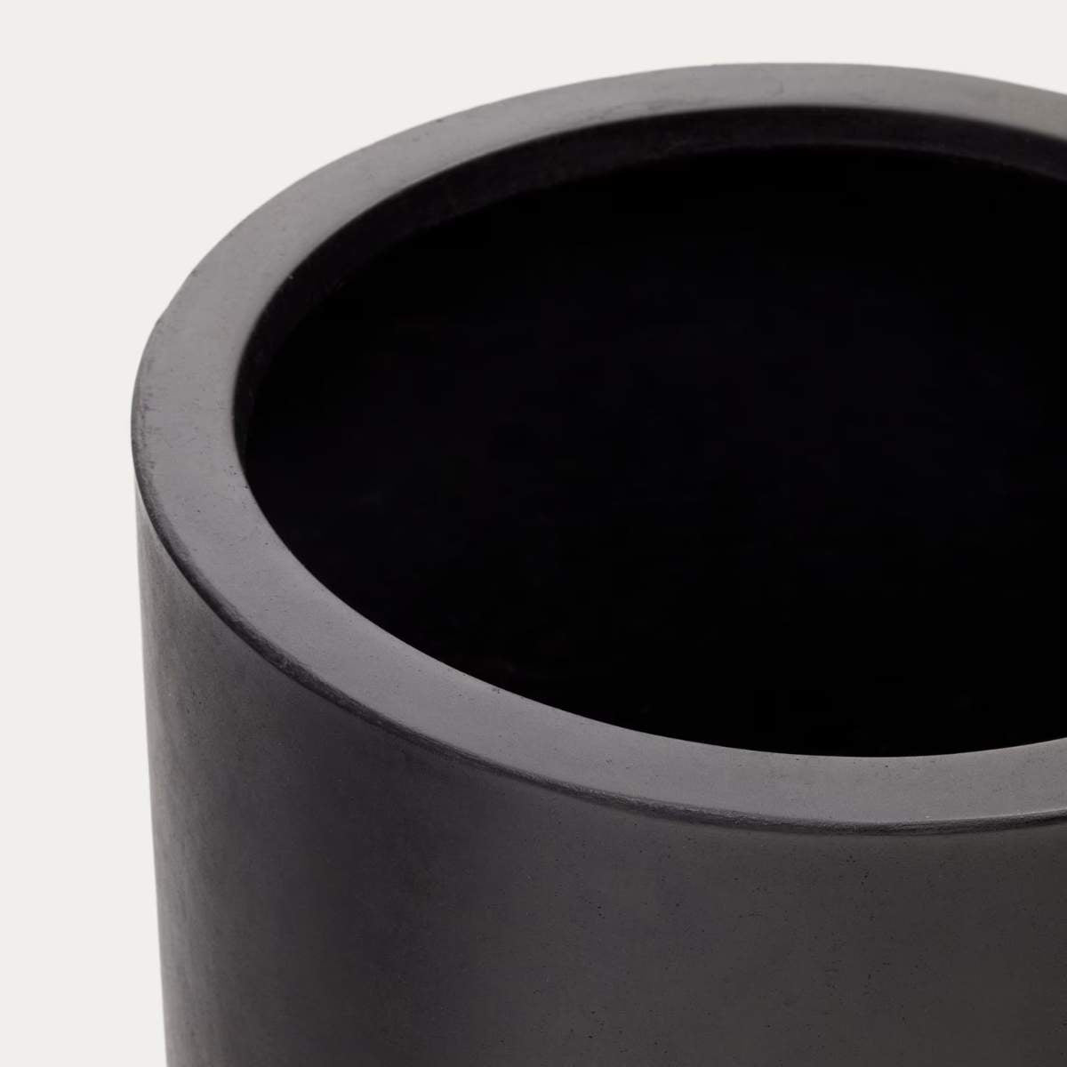 Kave Home Aiguablava brown cement planter Ø 42cm