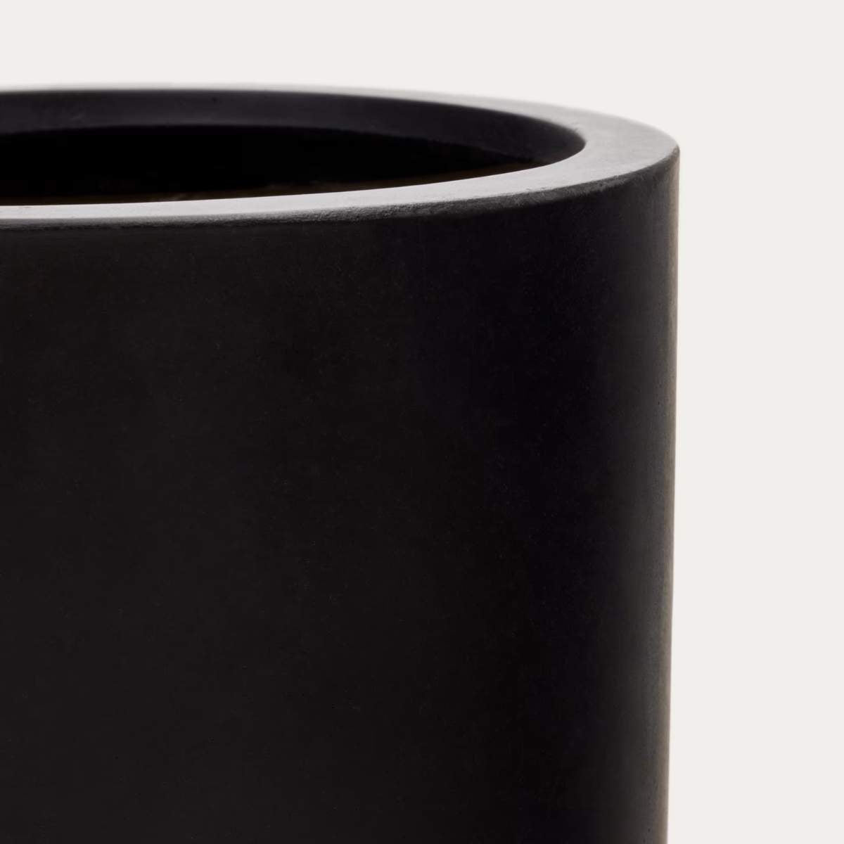 Kave Home Aiguablava brown cement planter Ø 42cm